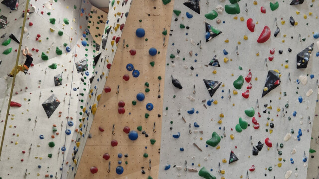 Bambule Kletterhalle Nürnberg Innenansicht