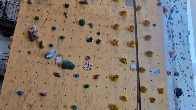 TopRope-Seil in der Kletterhalle Deggendorf