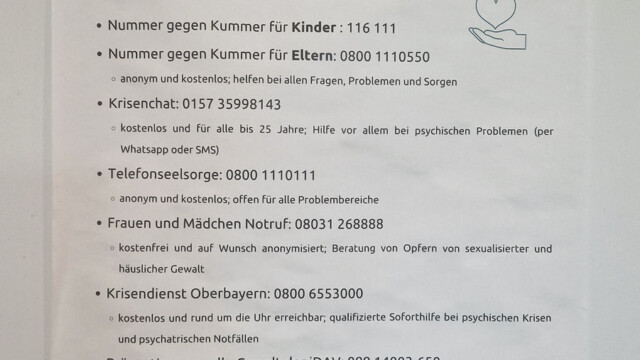 Durchdachte Informationen. Warum hängt das nicht in anderen Hallen?