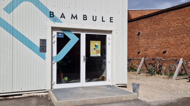 Eingang Kletterhalle Bambule Nürnberg