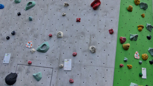 Außenwand Kletterzentrum Hersbruck
